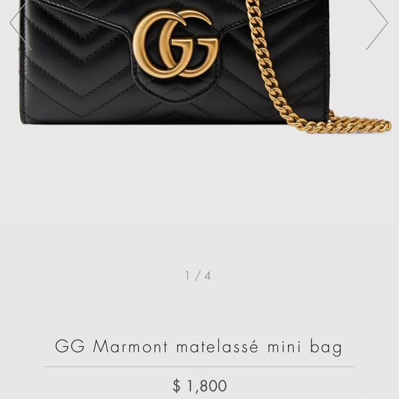 Gucci Marmont matelassé mini bag - Picture 3 of 11